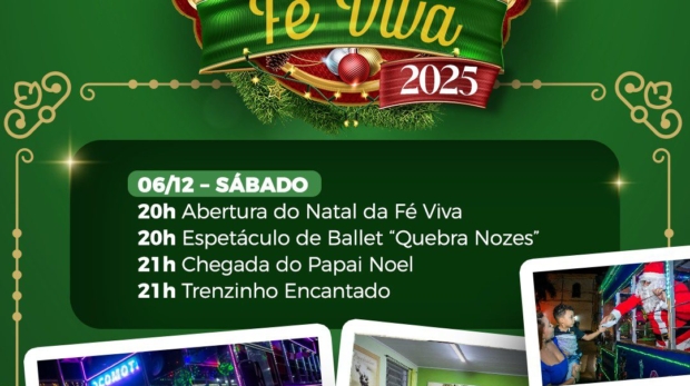 Alunas da Casa da Cultura apresentam o ballet “Quebra-Nozes” na abertura do Natal da Fé Viva 2025 em Pirapora do Bom Jesus. Foto: Prefeitura De Pirapora Do Bom Jesus (Redes Sociais/Reprodução)