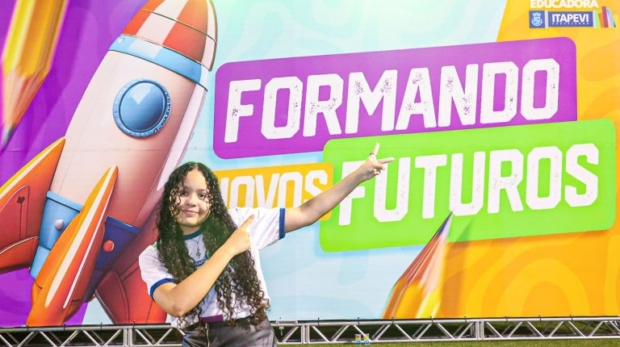 Com muita emoção, música e magia, a formatura dos alunos do Ciclo I reuniu milhares de famílias no Ginásio de Esportes de Itapevi. Foto: Prefeitura De Itapevi