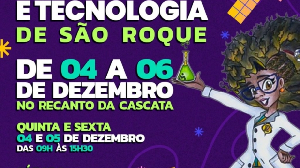 Alunos de 55 escolas participam da VI Mostra de Ciência e Tecnologia de São Roque, expondo trabalhos que transformam conhecimento em prática e inovação. Foto: Prefeitura De São Roque