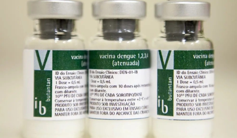 Vacina da dengue do Butantan. — Foto: Governo de São Paulo/Divulgação