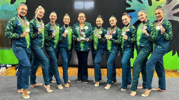 Ginastas de Osasco conquistaram o vice-campeonato por equipes na modalidade ginástica rítmica durante o 87º Jogos Abertos do Interior, em Sertãozinho.
📷 Foto: Site oficial da Federação e Confederação Brasileira de GR