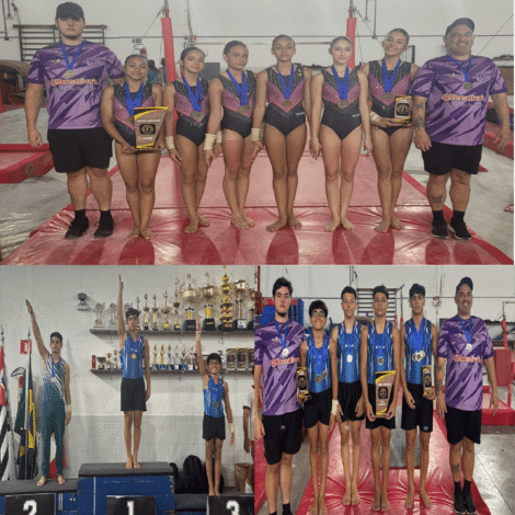 Equipes de ginástica artística de São Roque celebram grandes conquistas na Liga Intermunicipal, com troféus por equipes e premiações individuais de destaque. Foto: Prefeitura de São Roque