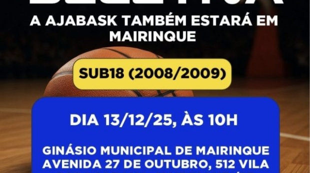 Jovens atletas de Mairinque terão a chance de integrar a equipe Sub-18 e disputar campeonatos estaduais e nacionais. Foto: Prefeitura De Mairinque
