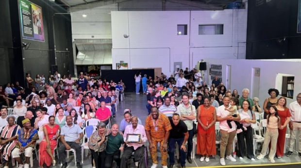 Arte, emoção e ancestralidade tomaram conta do Centro Cultural do Polvilho no sarau ‘Vozes Negras que Vencem’, celebrando histórias que moldam a cultura negra em Cajamar. Foto: Prefeitura De Cajamar