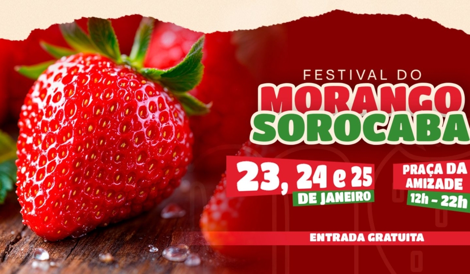 Morango, cervejas artesanais e diversão para toda a família vão tomar conta da Praça da Amizade neste fim de semana. Foto: Divulgação