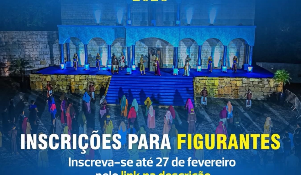 Inscrições abertas na Santana de Parnaíba para figurantes do tradicional espetáculo encenado anualmente, considerado um dos maiores a céu aberto da região. Foto: Prefeitura De Santana De Parnaíba (Redes Sociais/ Reprodução)