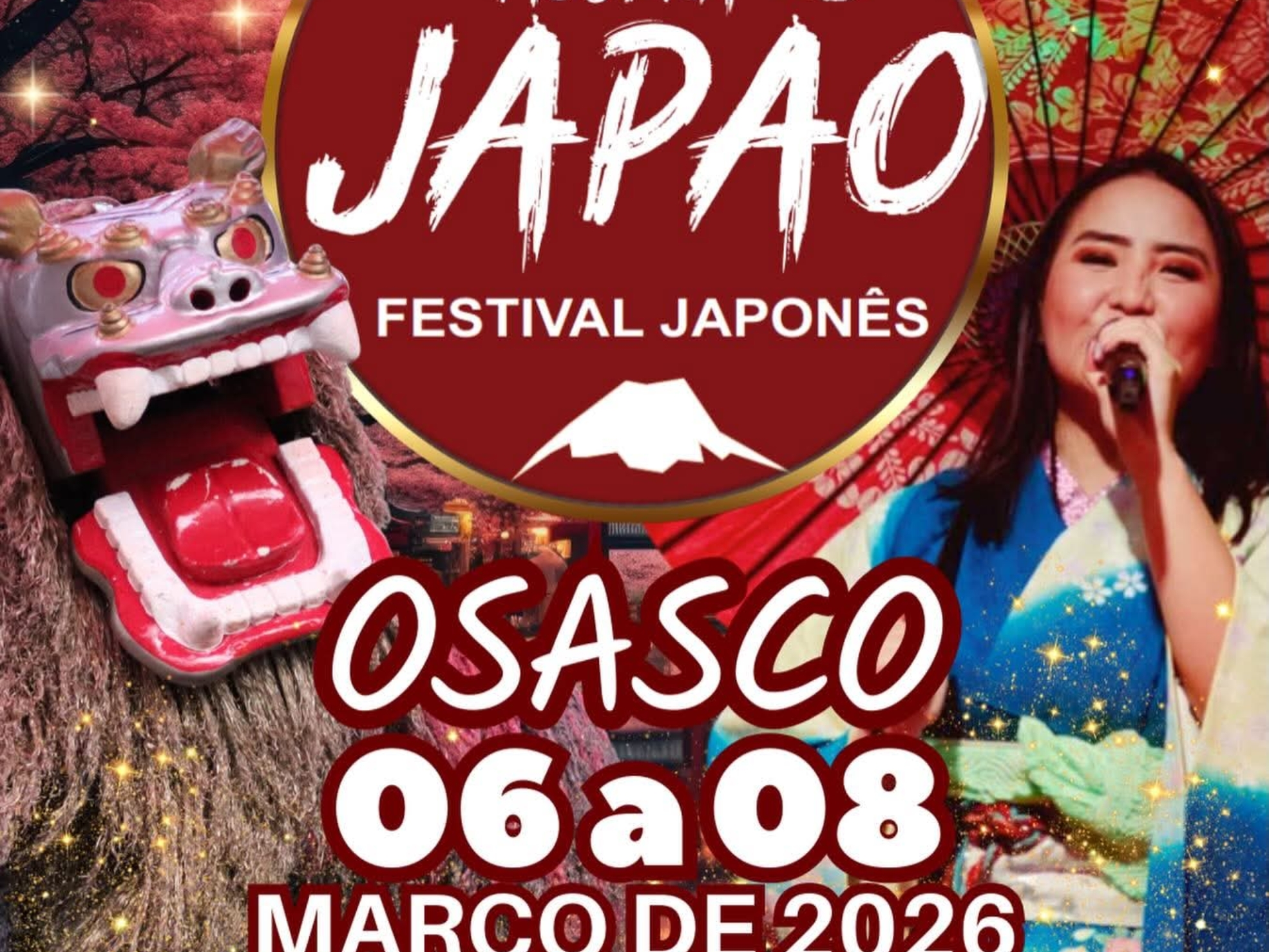 Apresentações de taiko e danças tradicionais são destaques da 45ª Mostra Japão em Osasco. Foto: Mostra Japão (Redes Sociais/Reprodução)