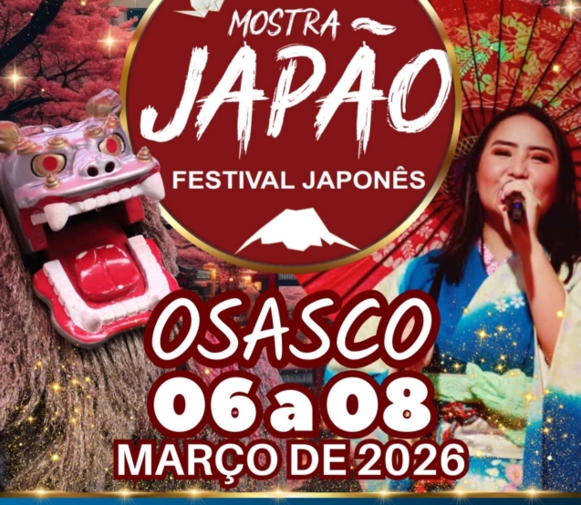 Apresentações de taiko e danças tradicionais são destaques da 45ª Mostra Japão em Osasco. Foto: Mostra Japão (Redes Sociais/Reprodução)