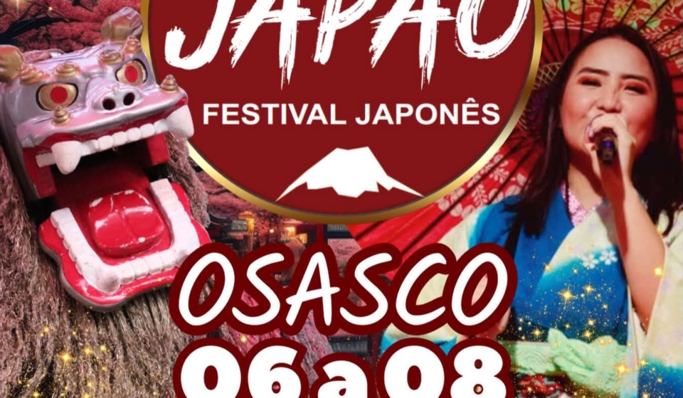 Apresentações de taiko e danças tradicionais são destaques da 45ª Mostra Japão em Osasco. Foto: Mostra Japão (Redes Sociais/Reprodução)