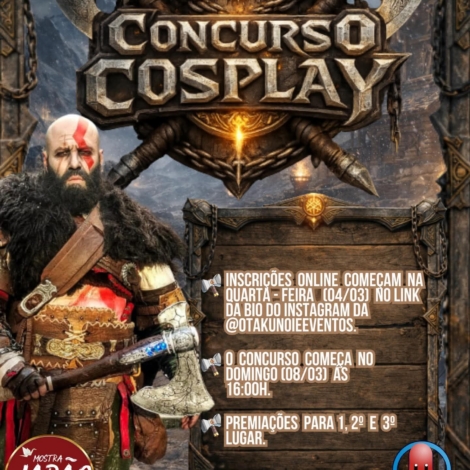 Concurso cosplay é uma das atrações mais aguardadas da 45ª Mostra Japão em Osasco. Foto: Mostra Japão (Redes Sociais/Reprodução)