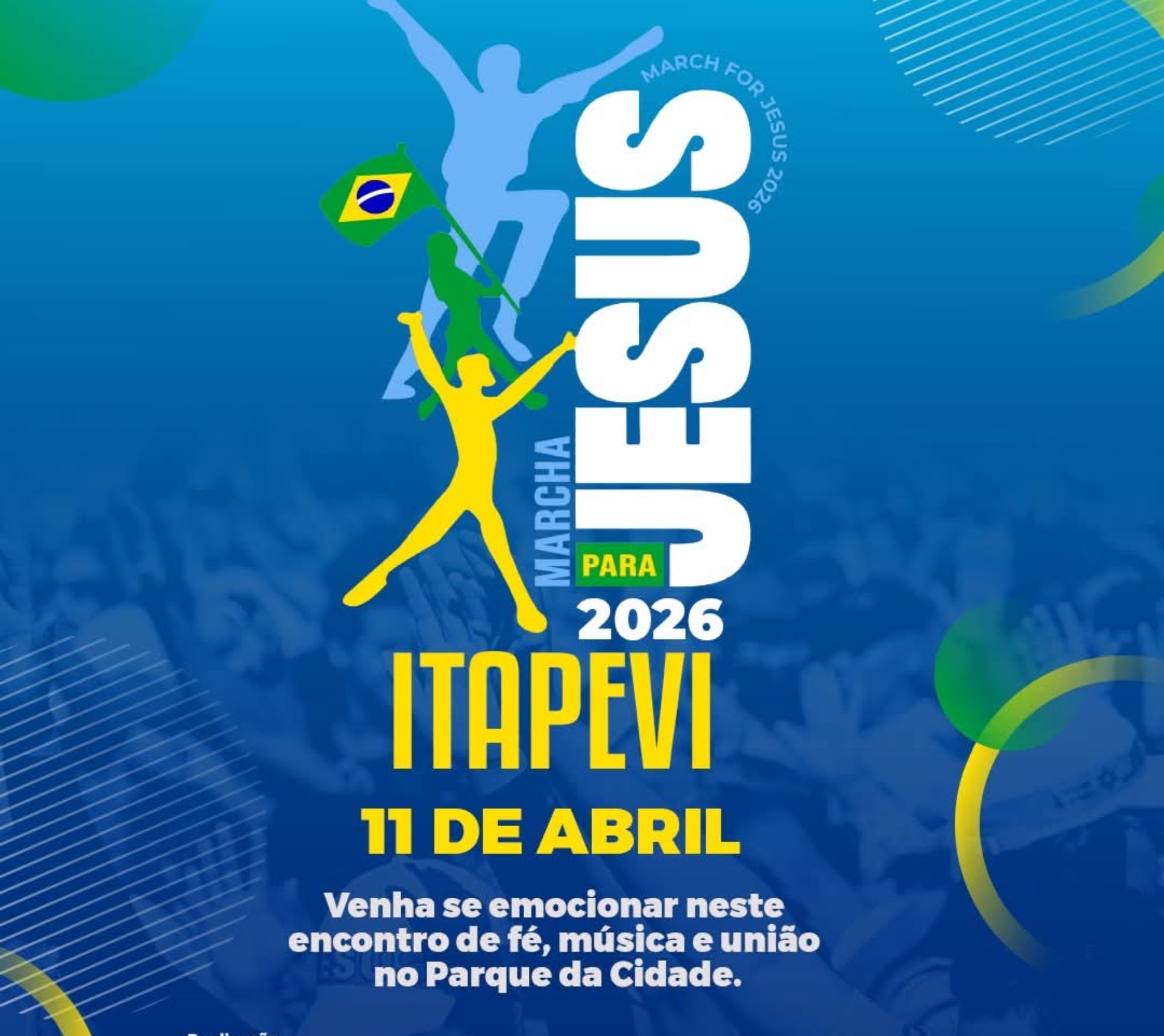 Itapevi confirma nova edição da Marcha para Jesus com concentração na Cohab e caminhada até o Parque da Cidade. Foto: Prefeitura De Itapevi (Redes Sociais/Reprodução)