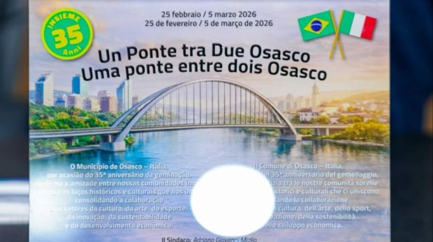 Prefeitura de Osasco reafirma acordo de cidade-irmã com Osasco-Itália em cerimônia que celebrou os 64 anos de emancipação e fortaleceu a cooperação internacional entre os municípios. Fotos: Fernanda Cazarini