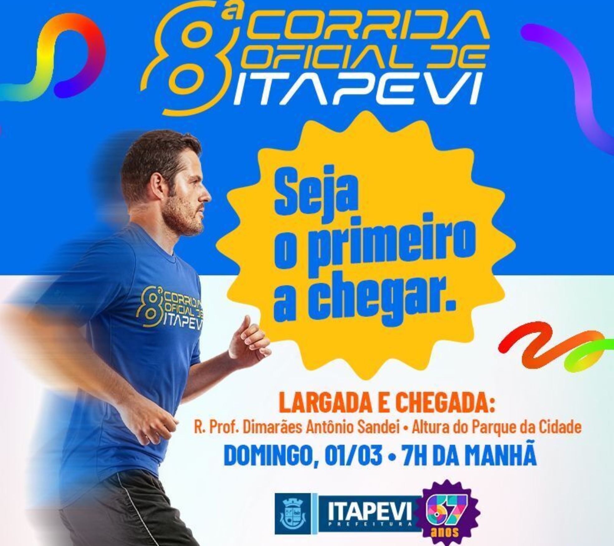 Corrida de aniversário de Itapevi reúne milhares de atletas neste domingo (1º). Foto: Prefeitura De Itapevi (Redes Sociais/Reprodução)