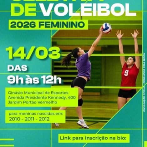 Seletiva de voleibol feminino em Vargem Grande Paulista busca revelar novas atletas da cidade e incentivar o desenvolvimento esportivo entre jovens. Foto: Prefeitura De Vargem Grande Paulista - VGP (Redes Sociais/Reprodução)