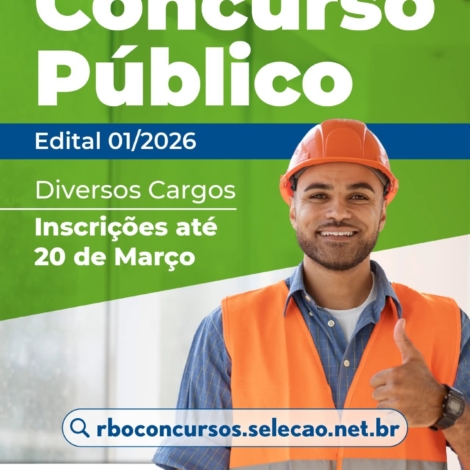 Prefeitura abre inscrições para concurso público com vagas em diferentes áreas da administração municipal. Foto: Prefeitura De Carapicuíba (Redes Sociais/Reprodução)📝📢