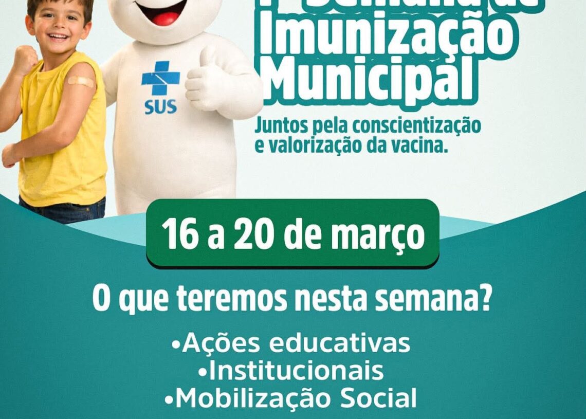 Barueri promove a 1ª Semana Municipal de Imunização com ações de conscientização e valorização da vacinação.  Foto: Prefeitura De Barueri (Redes Sociais/Reprodução)💉