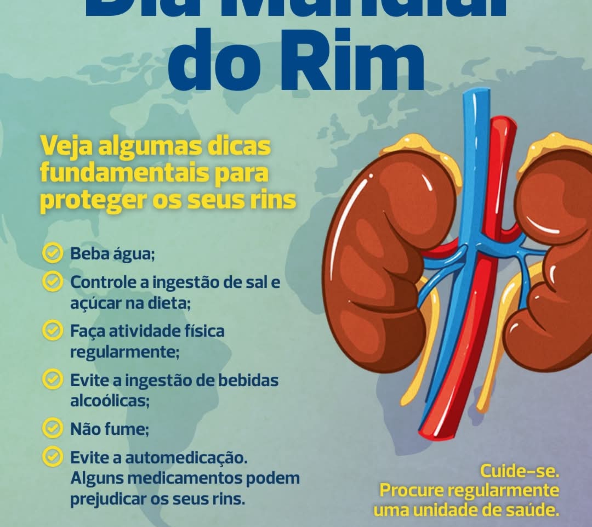 No Dia Mundial do Rim, Santana de Parnaíba reforça a importância da prevenção e dos cuidados com a saúde renal. Foto: Prefeitura De Santana De Parnaíba (Redes Sociais/Reprodução)