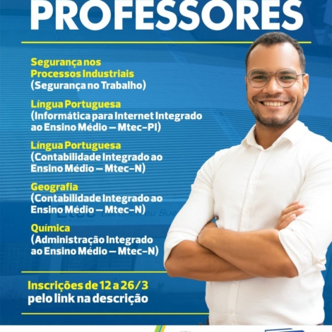 Etec Bartolomeu Bueno da Silva abre concurso público para professores em Santana de Parnaíba.  Foto: Prefeitura De Santana De Parnaíba (Redes Sociais/Reprodução)
