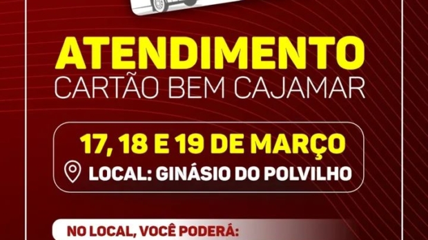 Atendimento especial do Cartão BEM acontece no Ginásio do Polvilho para facilitar cadastro, atualização e regularização do bilhete eletrônico municipal. Foto: Prefeitura De Cajamar (Redes Sociais/ Reprodução)🚍💳
