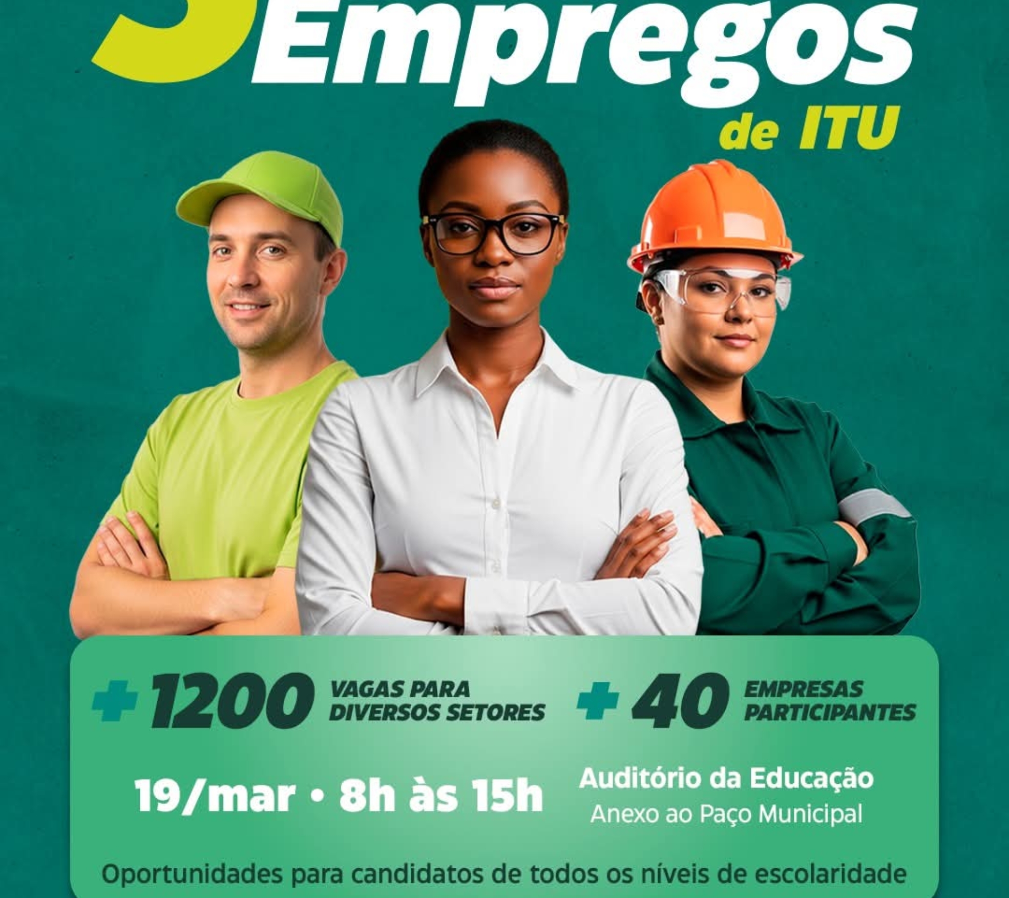 Feirão de Empregos de Itu reúne mais de 40 empresas e cerca de 1.200 vagas em diversos setores do mercado de trabalho. Foto: Prefeitura De Itu (Redes Sociais/ Reprodução)