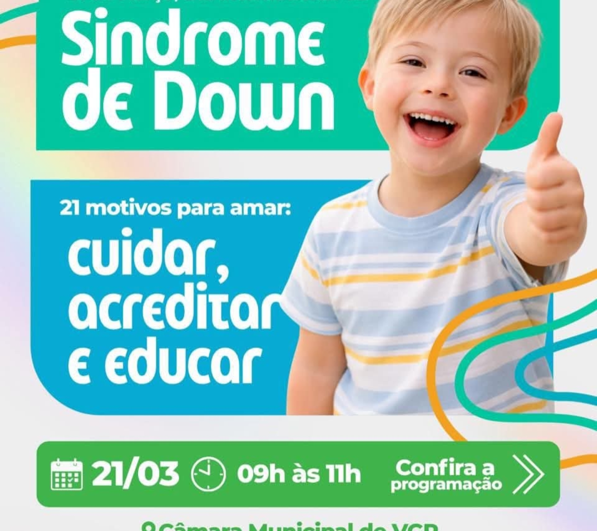 Evento na Câmara Municipal marca o Dia Internacional da Síndrome de Down com ações de conscientização, inclusão e valorização das pessoas. Foto: Prefeitura De Vargem Grande Paulista VGP (Redes Sociais/Reprodução)