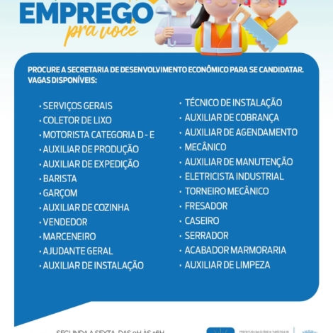 O PAT de Ibiúna oferece novas oportunidades de emprego em Ibiúna para trabalhadores de diferentes áreas. Foto: Prefeitura De Ibiúna (Redes Sociais/Reprodução)