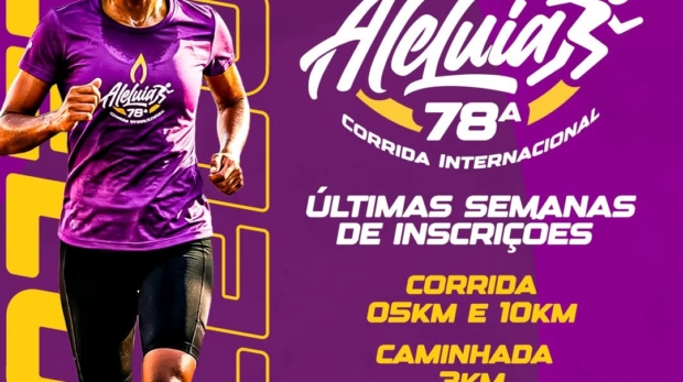 A Corrida de Aleluia segue com inscrições abertas e promete movimentar as ruas de São Roque.  Foto: Prefeitura De São Roque (Redes Sociais/Reprodução)🏃‍♂️🏅