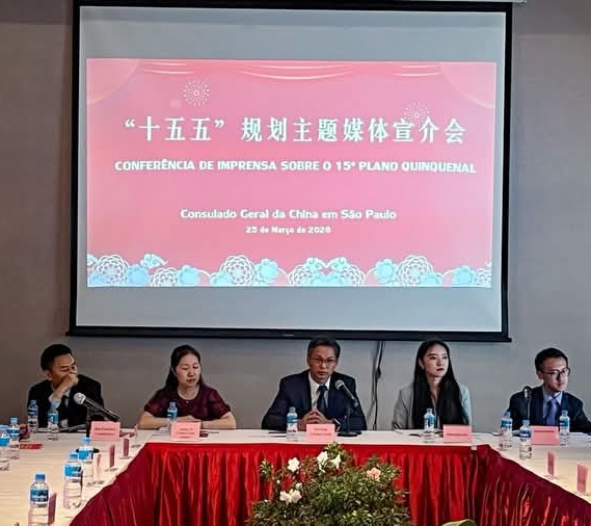 Ibrachina participa de lançamento do 15º Plano Quinquenal da China em evento no Consulado em São Paulo. Foto:. Ibrachina (Redes Sociais/Reprodução)
