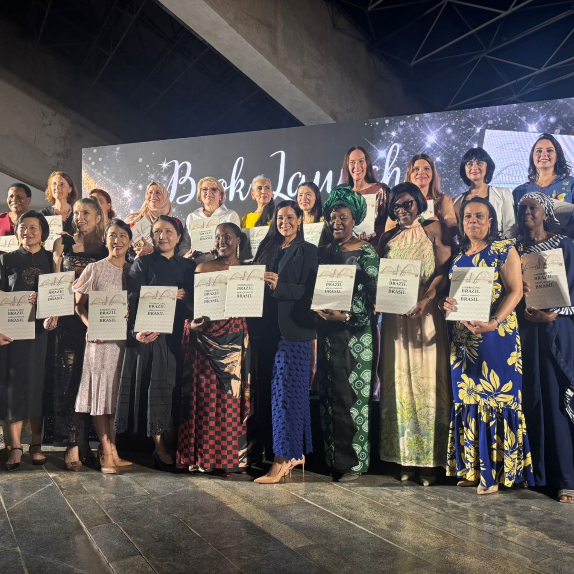 GCCM lança livro “Abraçando o Brasil” em evento que reúne comunidade diplomática em Brasília. Foto: Divulgação