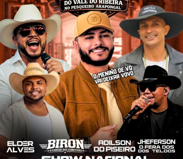 Bailão das Comitivas reúne grande público e se consolida como um dos eventos em ascensão no Vale do Ribeira. Foto: Divulgação