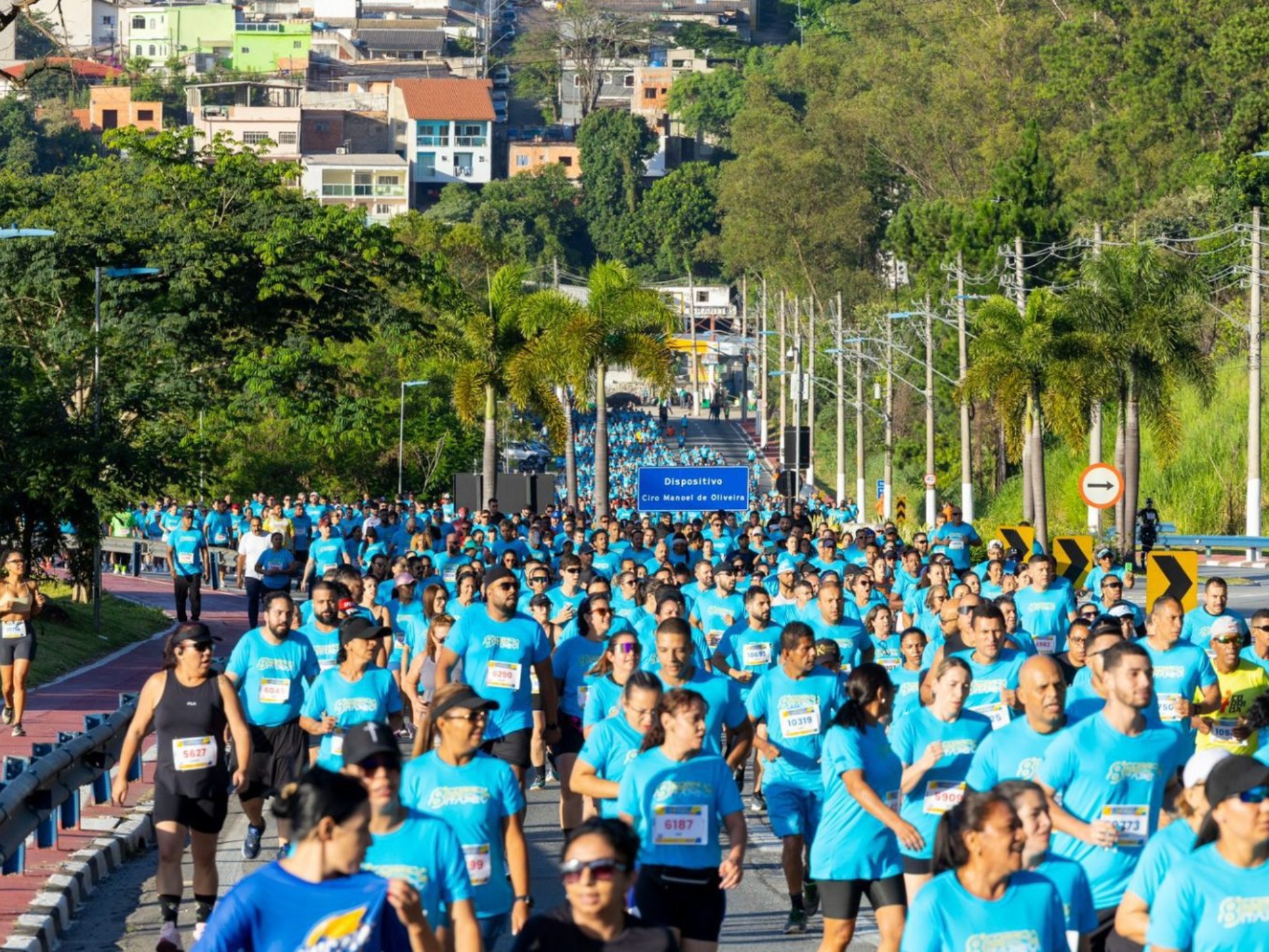 Largada da 8ª Corrida Oficial de Itapevi reuniu cerca de 3 mil atletas no Parque da Cidade Foto: Prefeitura De Itapevi