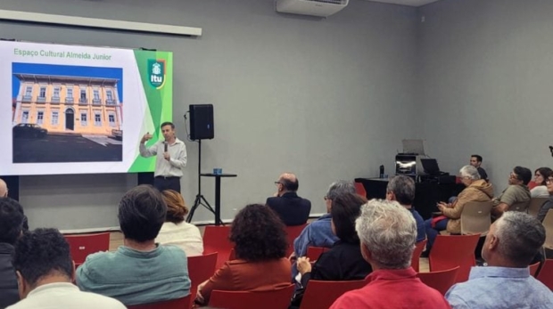 Representante da Secretaria de Turismo de Itu participa do Workshop ValorizaSP e destaca iniciativas de preservação do patrimônio e fortalecimento do turismo no município.  Foto: Prefeitura De Itu