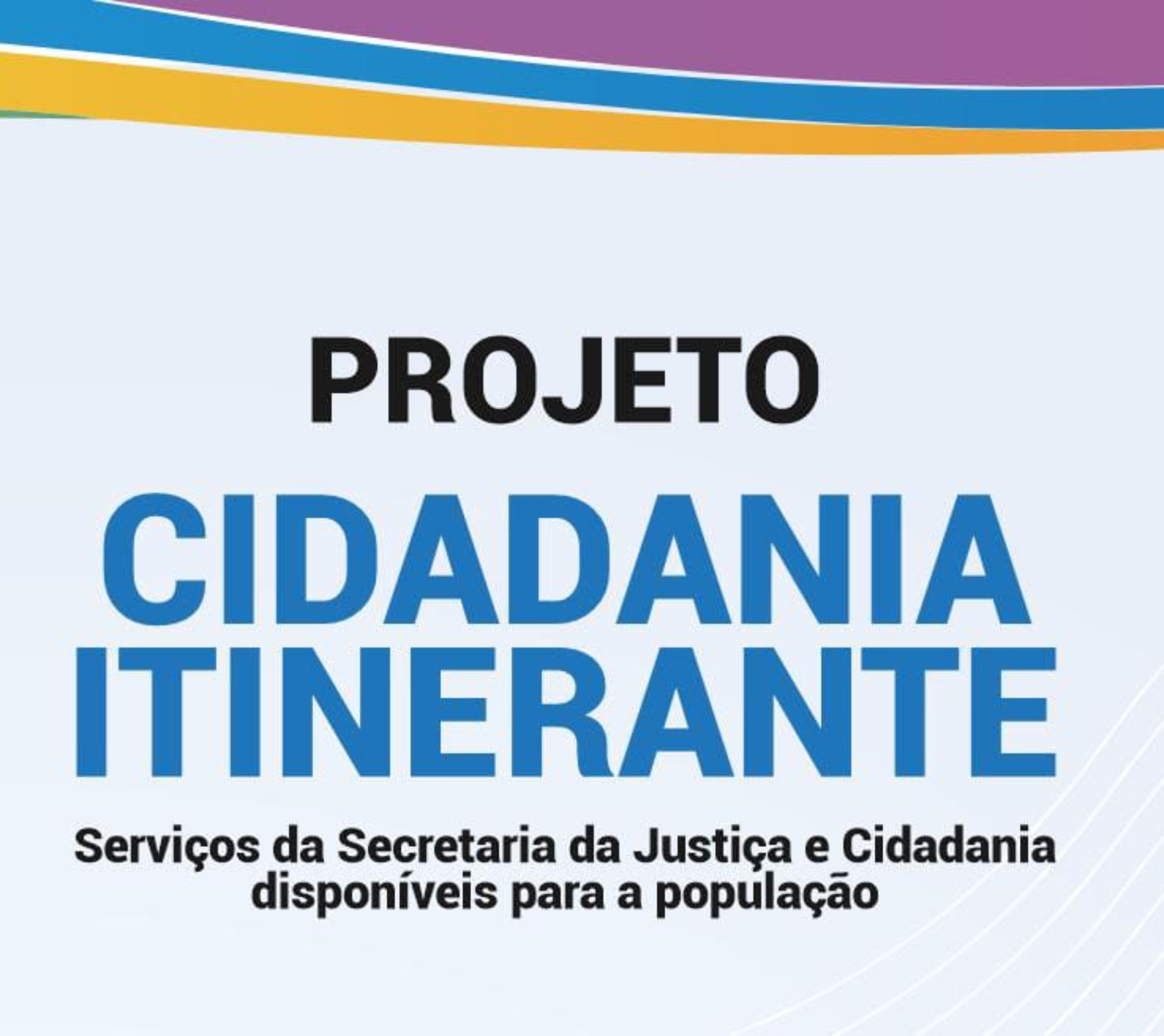 Cajamar recebe projeto Cidadania Itinerante com oferta de serviços gratuitos à população. Arte: Prefeitura De Cotia