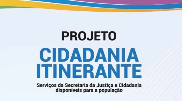 Cajamar recebe projeto Cidadania Itinerante com oferta de serviços gratuitos à população. Arte: Prefeitura De Cotia