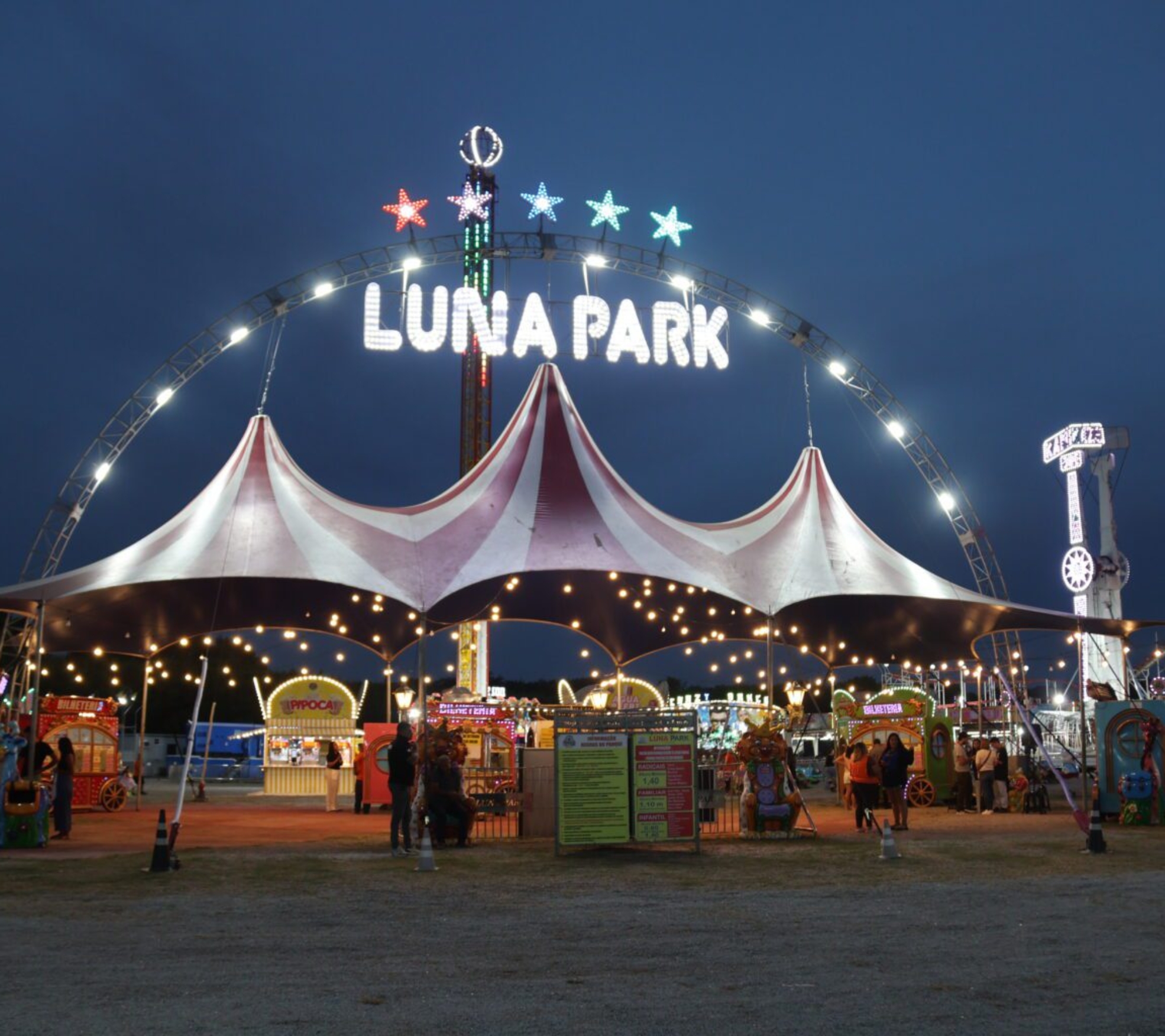 Sorocaba oferece ingressos gratuitos para o Luna Park com vagas limitadas. Foto: Prefeitura De Sorocaba