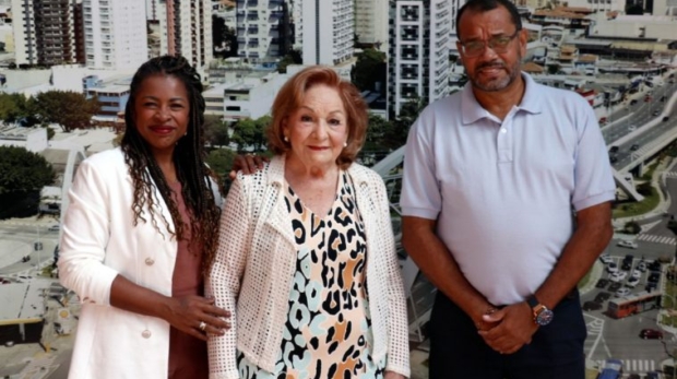 A solenidade homenageou Janete Sanazar e os ex-integrantes da JUCO Graziela Macedo e Anderson Rodrigues de Melo pelo legado e contribuição à entidade. Foto: Câmara De Osasco