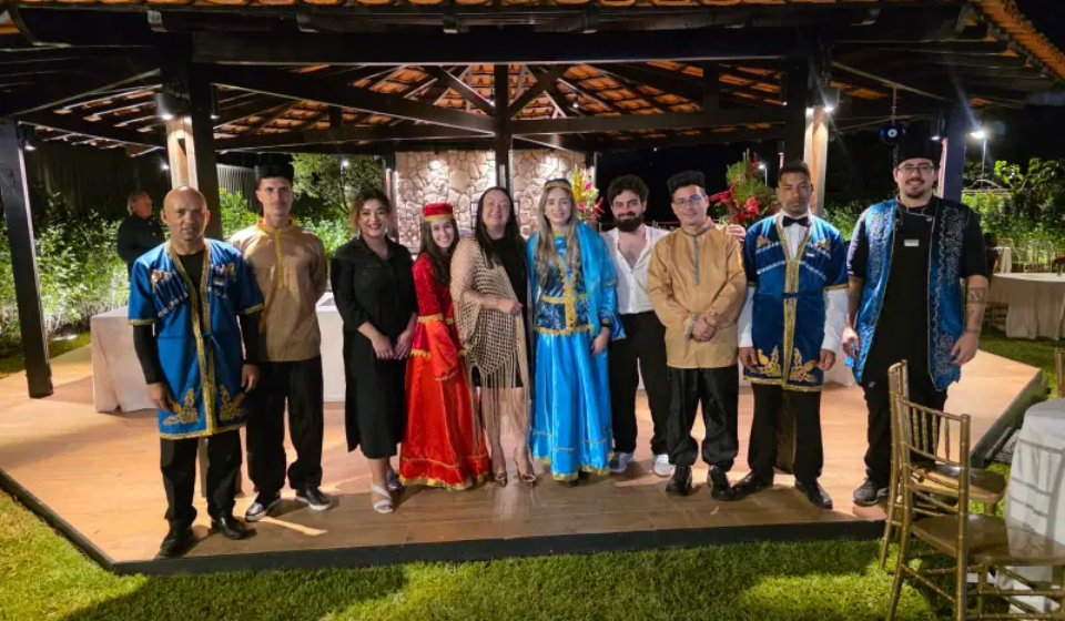 Evento em Brasília reúne gastronomia e música para celebrar a cultura do Azerbaijão e fortalecer laços internacionais.

Crédito: Divulgação 