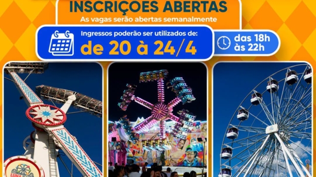 Ingressos gratuitos para o Luna Park se esgotam rapidamente em Sorocaba. Foto: Prefeitura De Sorocaba (Redes Sociais/Reprodução)