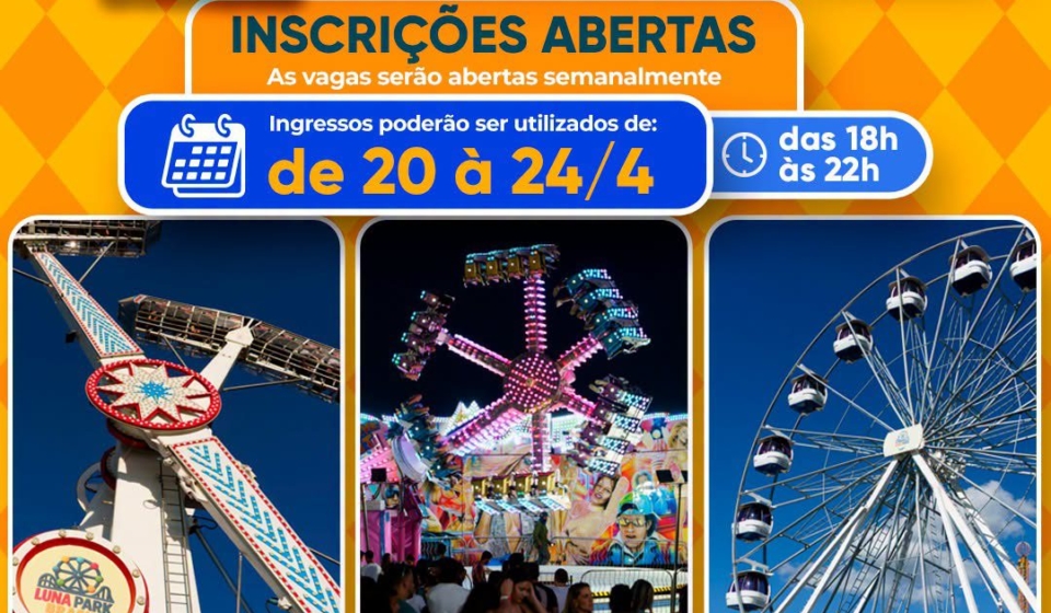 Ingressos gratuitos para o Luna Park se esgotam rapidamente em Sorocaba. Foto: Prefeitura De Sorocaba (Redes Sociais/Reprodução)