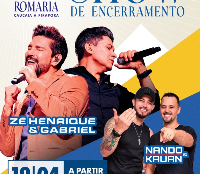 Encerramento da Romaria de Caucaia do Alto terá shows e celebração. Foto: Prefeitura De Cotia (Redes Sociais/Reprodução)