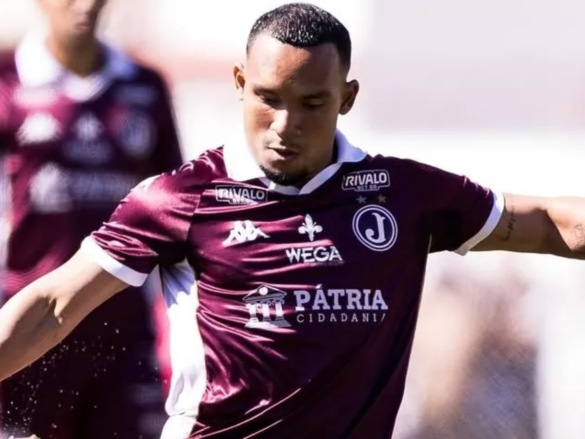 Elkin Muñoz em ação pelo Moleque Travesso (Foto: Bruno Costa-Juventus SAF)