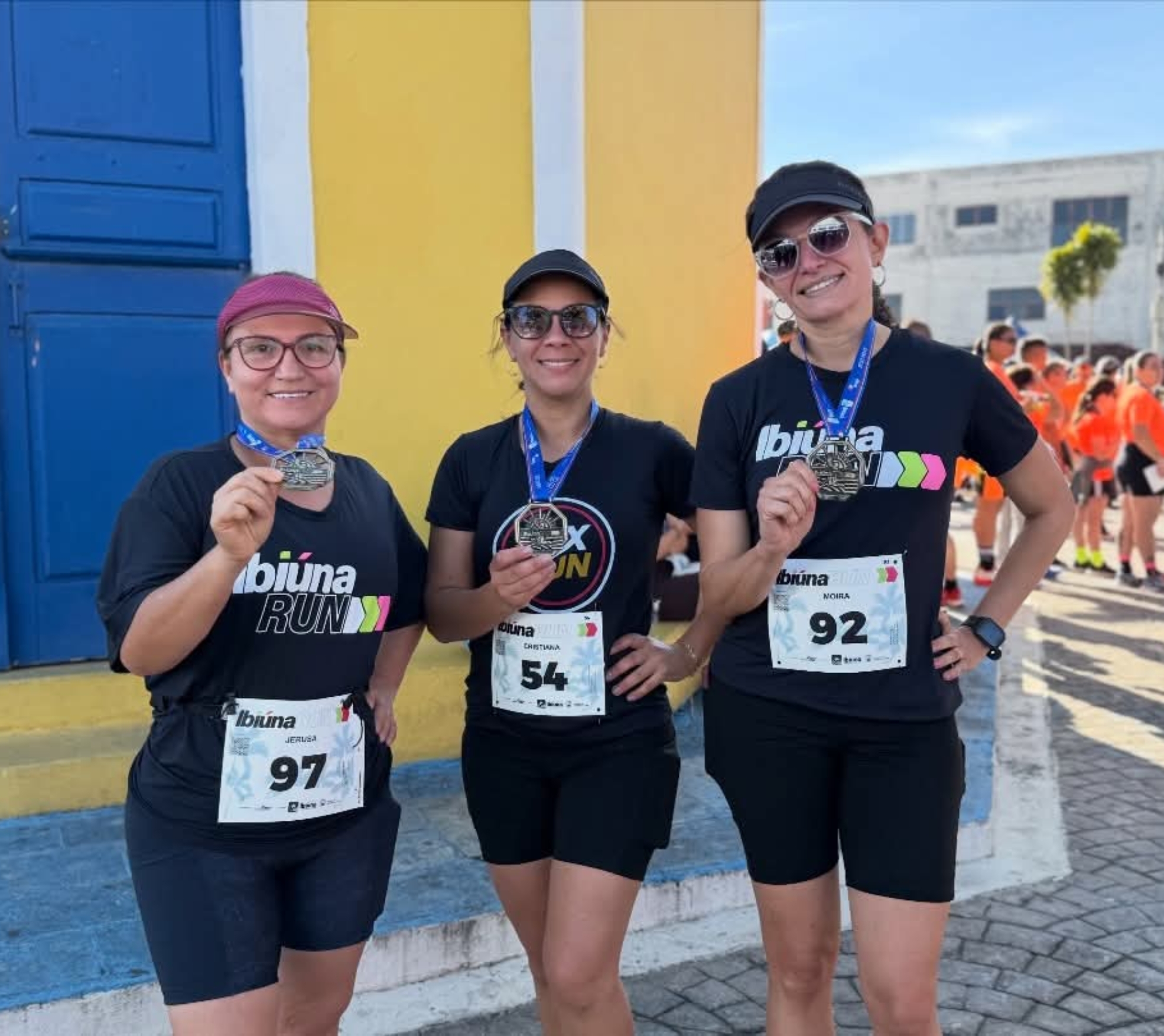 Participantes celebram esporte, saúde e solidariedade ao final do evento. Foto: Prefeitura De Ibiúna (Redes Sociais/Reprodução)