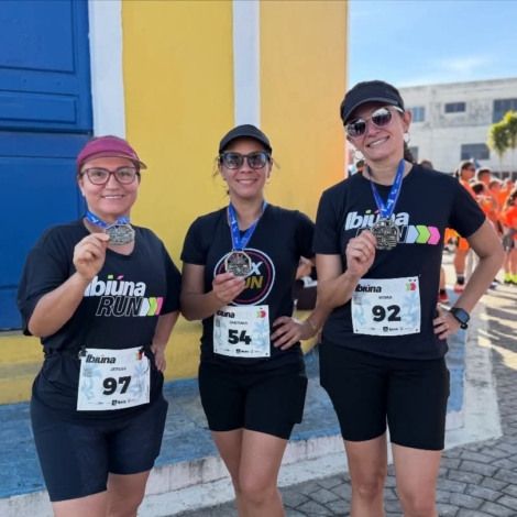 Participantes celebram esporte, saúde e solidariedade ao final do evento. Foto: Prefeitura De Ibiúna (Redes Sociais/Reprodução)