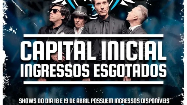 Público garante ingressos e esgota show do Capital Inicial em São Roque. Foto: Prefeitura De São Roque (Redes Sociais/ Reprodução)