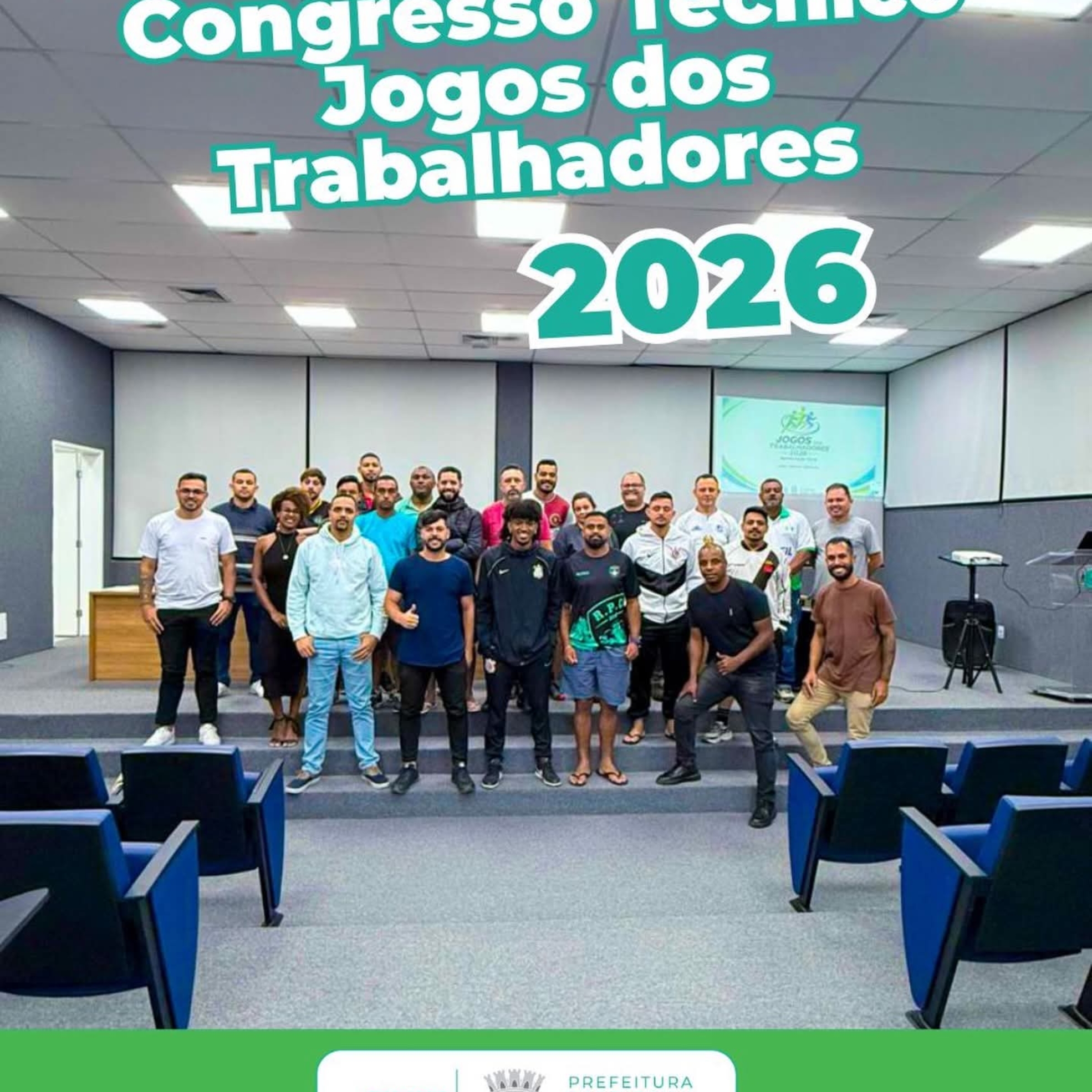 Congresso Técnico reúne representantes para os Jogos dos Trabalhadores 2026. Foto: Vargem Grande Paulista - VGP (Redes Sociais/ Reprodução)
