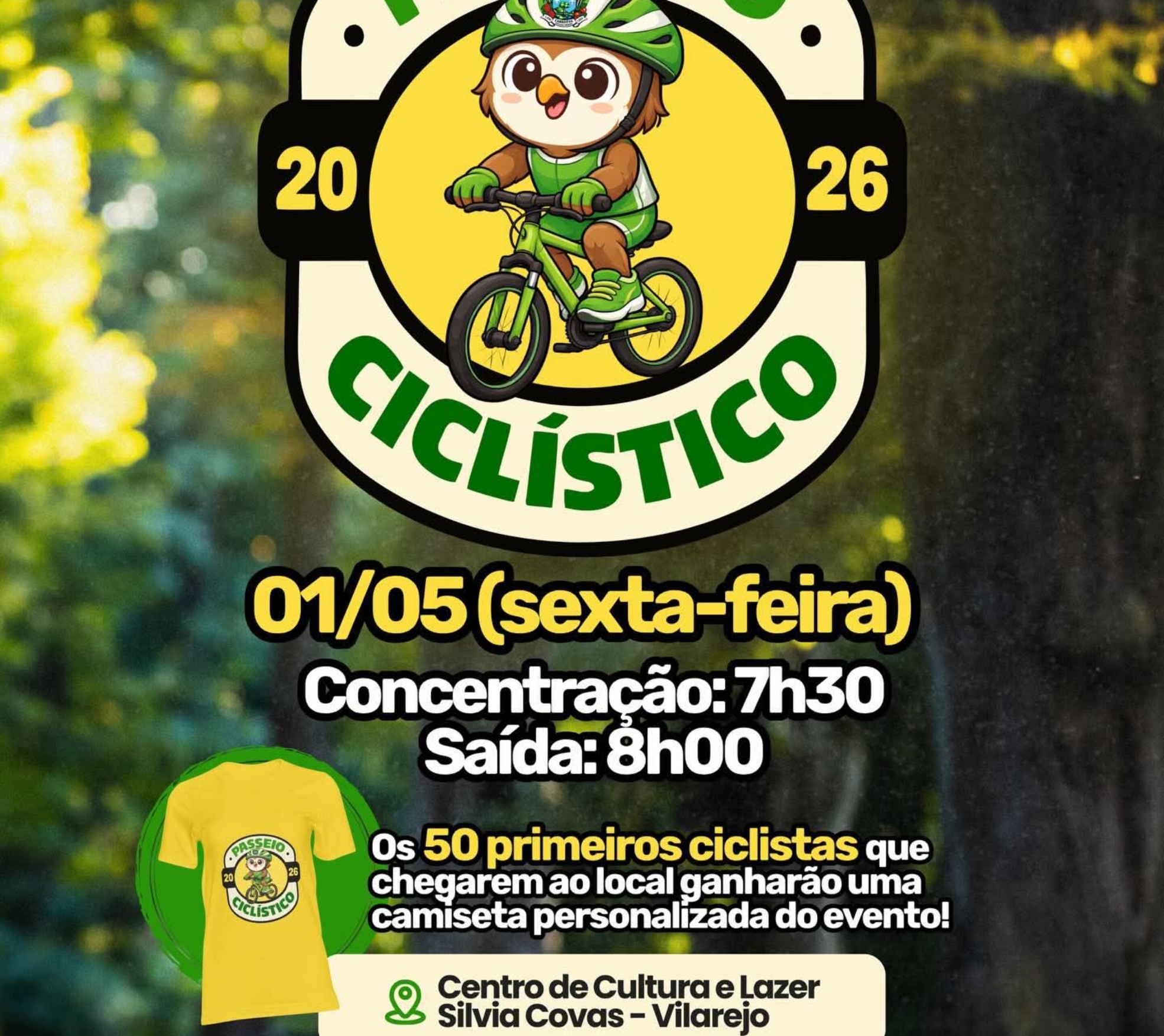 Passeio ciclístico em Cabreúva promove conscientização no trânsito e incentiva mobilidade urbana sustentável.

 Crédito: Prefeitura De Cabreúva (Redes Sociais/Reprodução)