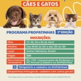 Mutirão de castração reúne tutores e pets em ação que promove saúde, responsabilidade e bem-estar animal em Cabreúva.

Crédito: Prefeitura De Cabreúva ( Redes Sociais/Reprodução)