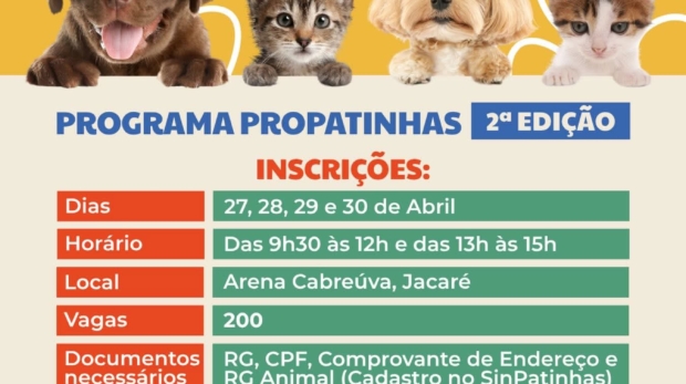Mutirão de castração reúne tutores e pets em ação que promove saúde, responsabilidade e bem-estar animal em Cabreúva.

Crédito: Prefeitura De Cabreúva ( Redes Sociais/Reprodução)