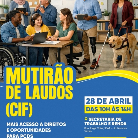 Participantes do mutirão buscam emissão do laudo CIF, ampliando oportunidades de inclusão e acesso a direitos.

Crédito: Prefeitura De Cotia (Redes Sociais/Reprodução)
