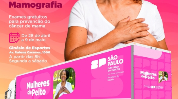 Carreta Mulheres de Peito realiza exames gratuitos de mamografia em Itapevi, reforçando a importância do diagnóstico precoce.

Crédito: Prefeitura De Itapevi (Redes Sociais/Reprodução)